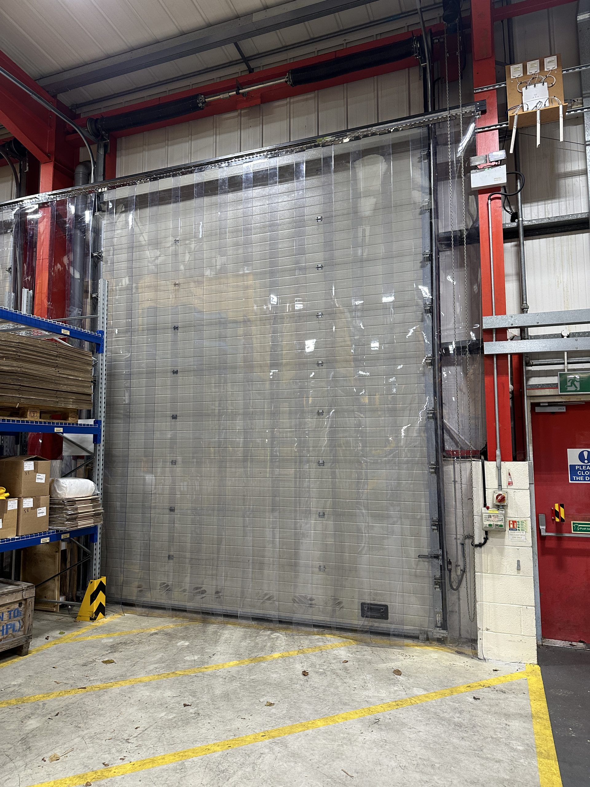 PVC strip curtain installation nottingham