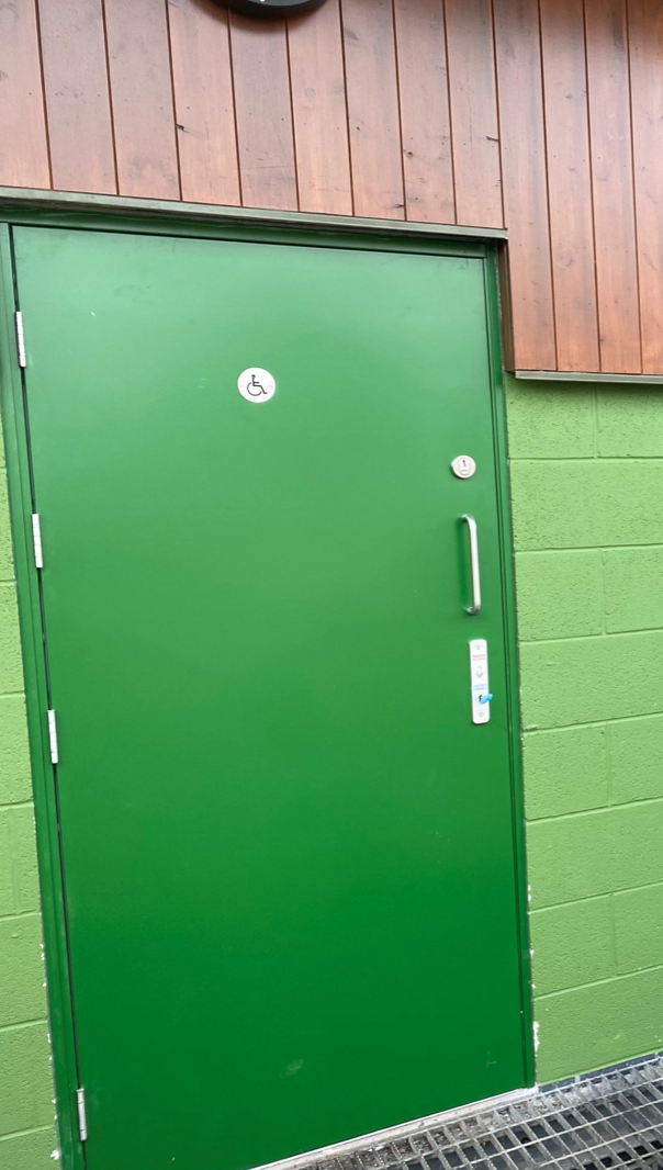 steel personnel door installation in Birstall